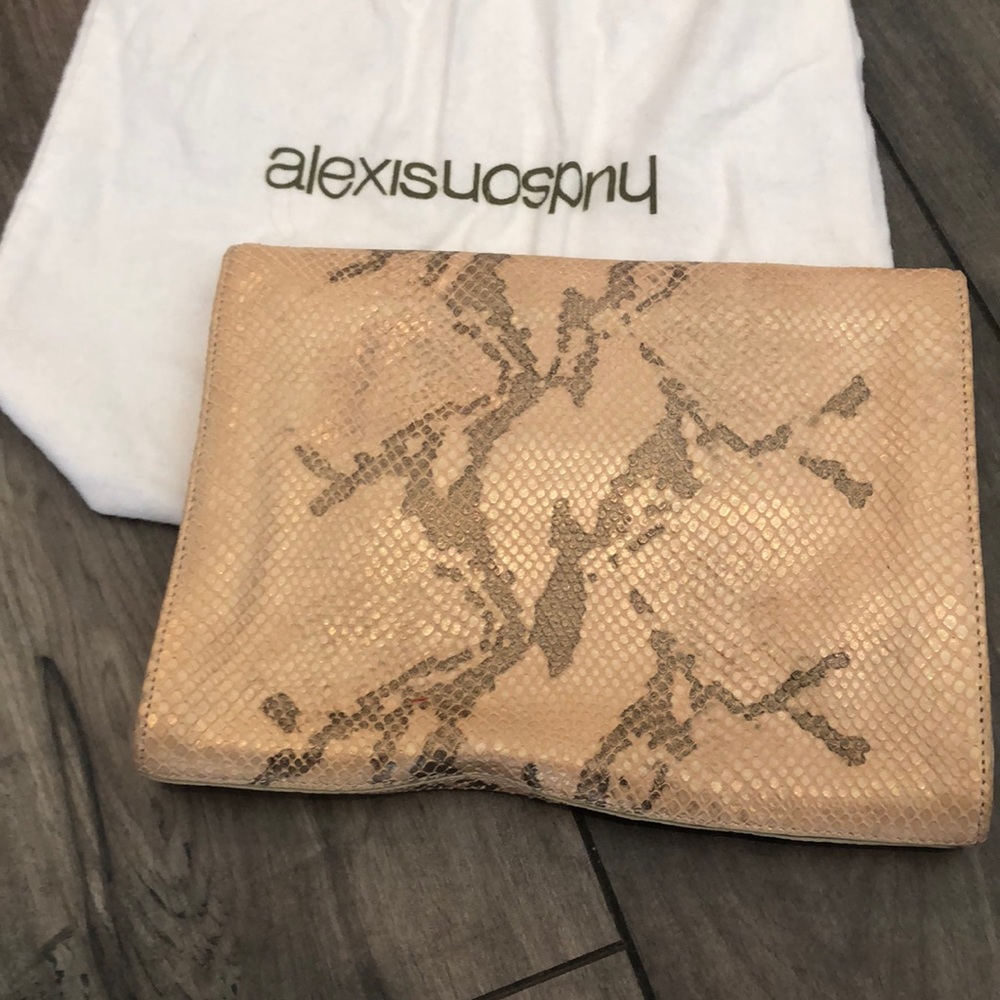 Alexis Hudson snakeskin clutch - Picture 2 of 5
